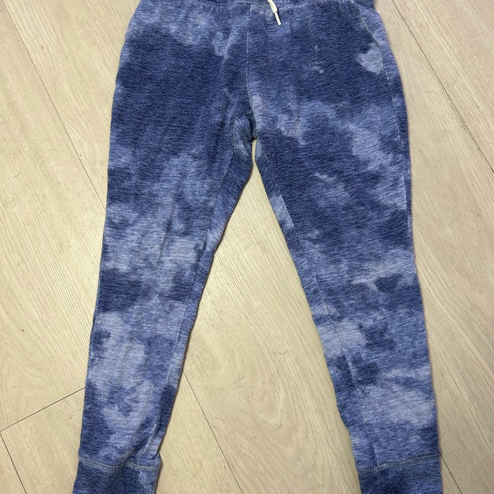 Blue Tie-Dye Kids Jogger Pants